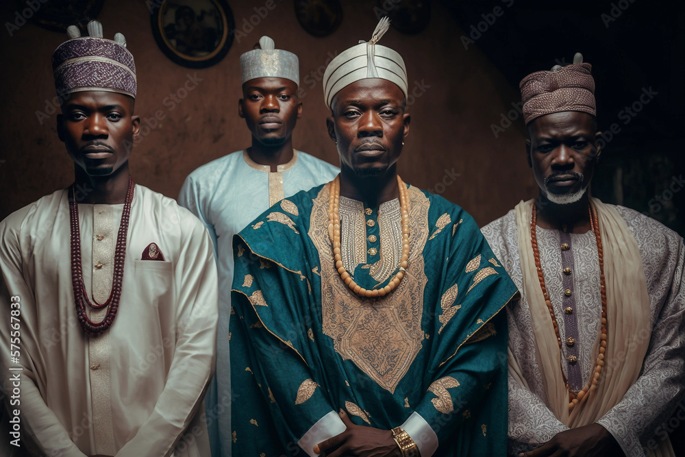 Generative AI. African Traditional Rulers Stock Illustration | Adobe Stock