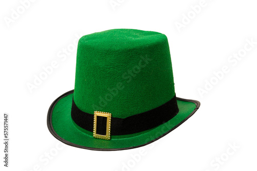 Fototapeta San Patrick hat isolated on white background