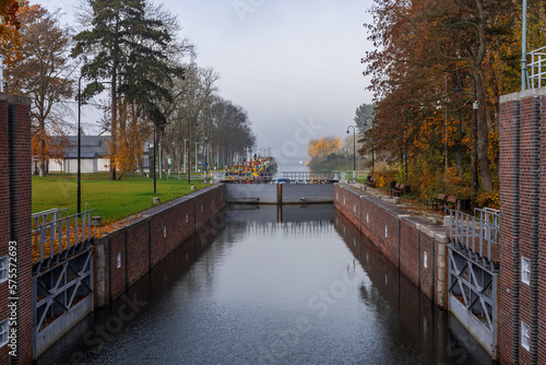 The old lock in Przegalina after renovation
