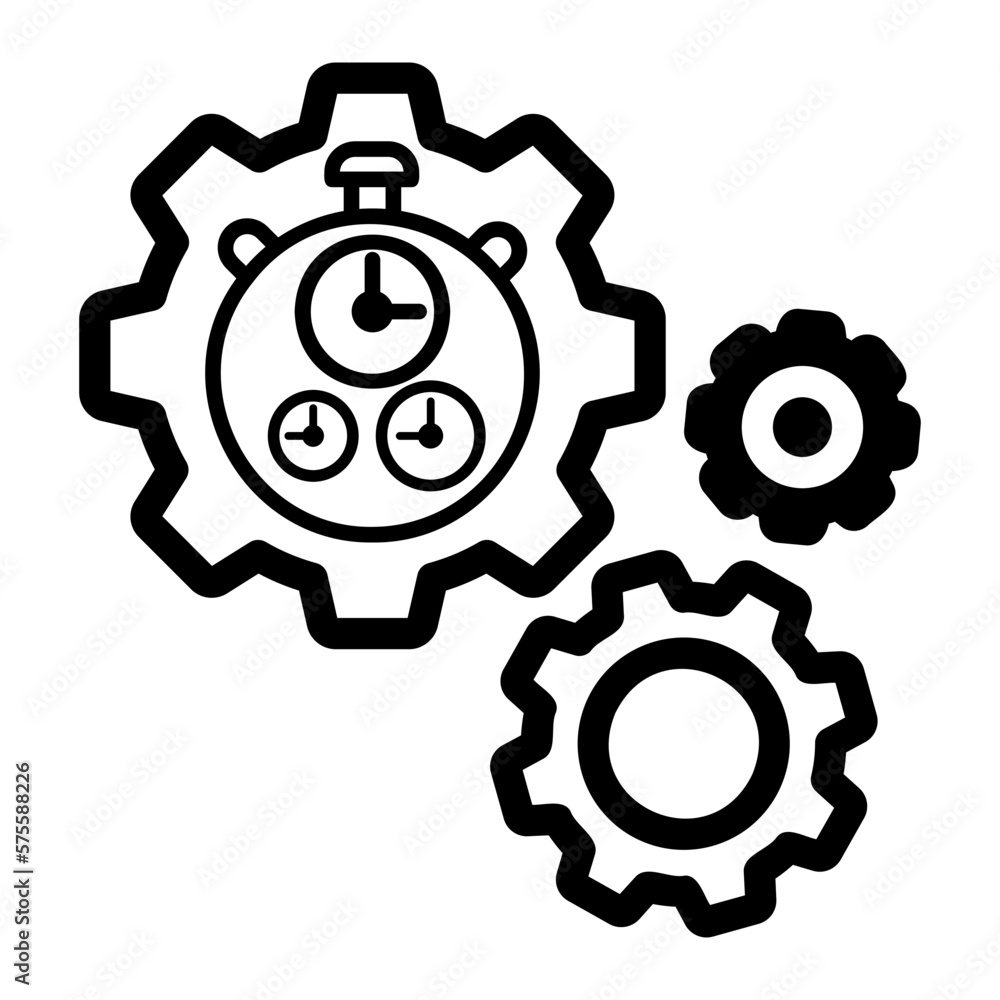 work time icon work time icon