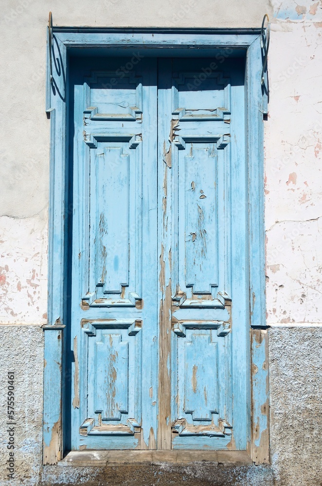 Puerta azul en Valle Gran Rey, La Gomera