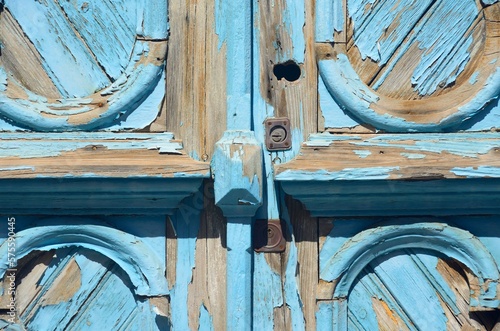 Puerta azul en Valle Gran Rey, La Gomera