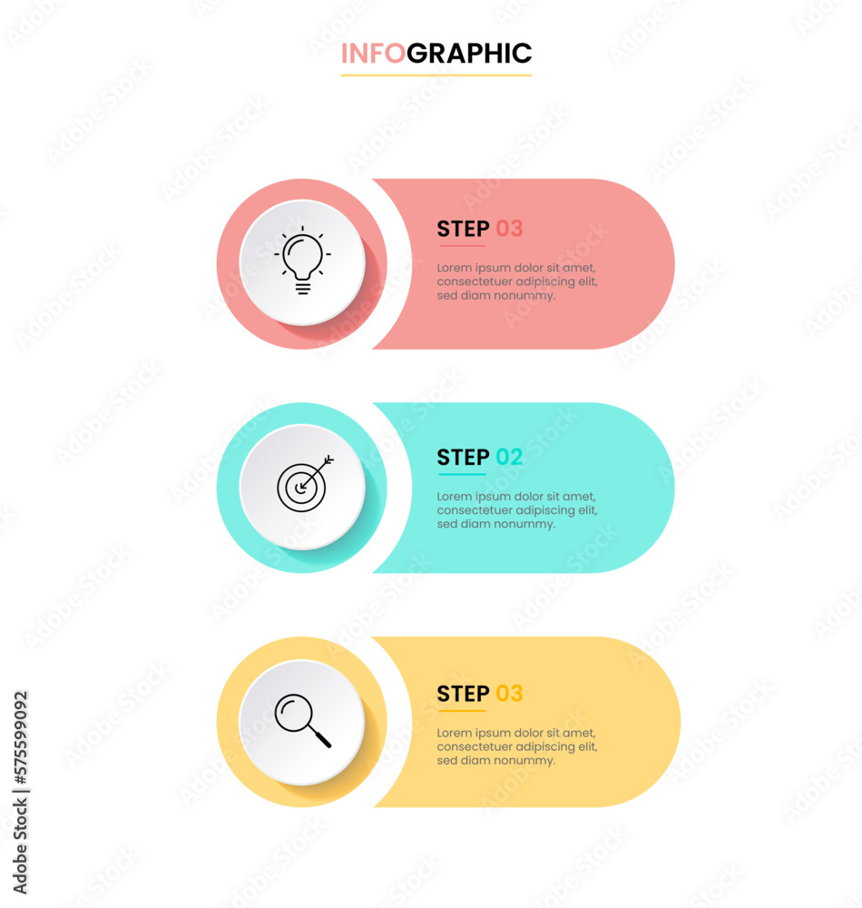 Vector Infographic label design template with icons and 3 options or steps. Can be used for process diagram, presentations, workflow layout, banner, flow chart, info graph. Vector Infographic label design template with icons and 3 options or steps. Can be used for process diagram, presentations, workflow layout, banner, flow chart, info graph.