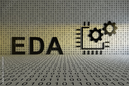 EDA concept text sunlight 3D illustration photo