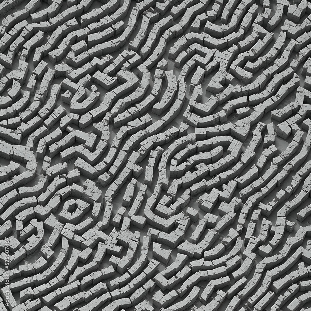 Complex maze created with Generative AI Complex maze created with Generative AI
