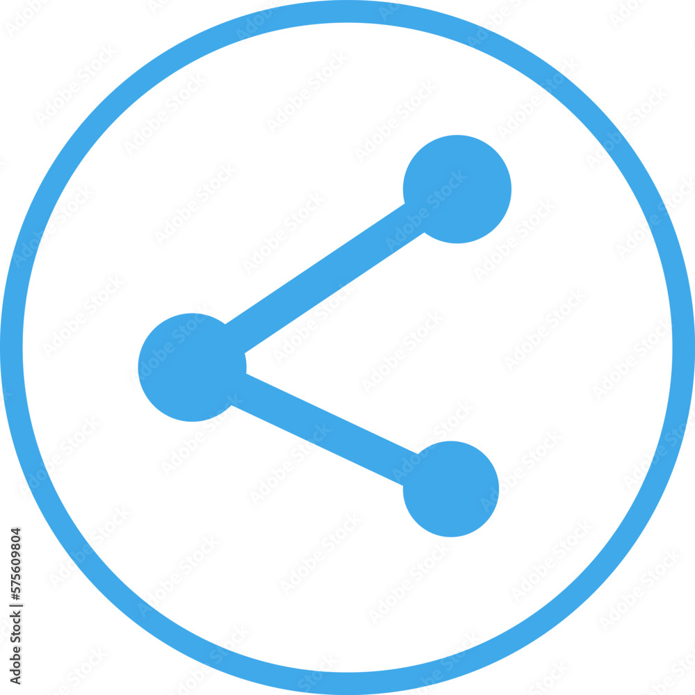 共有のシンプルなアイコンイラスト