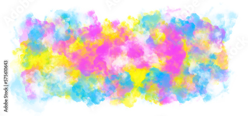 Fototapeta Naklejka Na Ścianę i Meble -  Transparent colorful abstract explosion smoke cloud