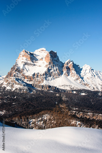 View of Monte Pelmo coverd ...