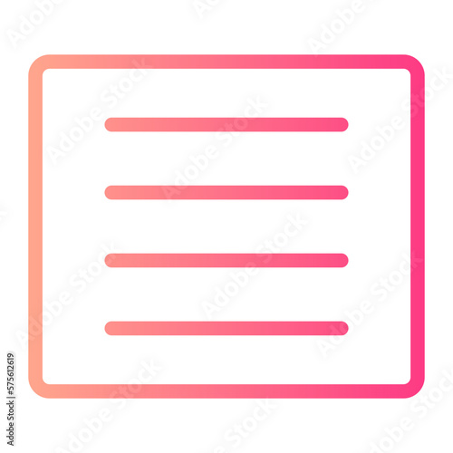 justify icon