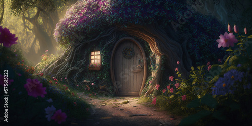 fantasy scene garden