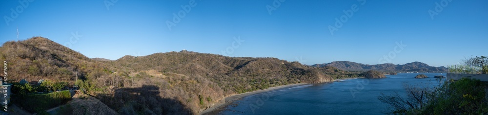 Panoramic view of Guanacaste coast of Costa Rica
