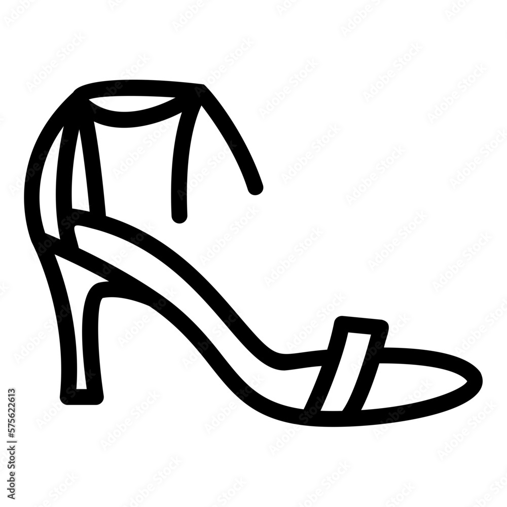 heels line icon heels line icon