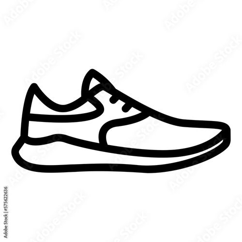 sneakers line icon