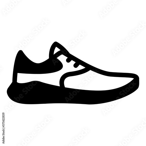 sneakers glyph icon