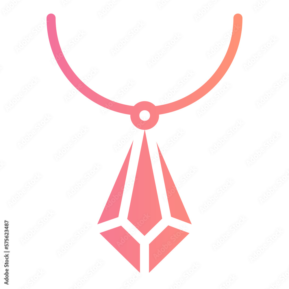 necklace gradient icon