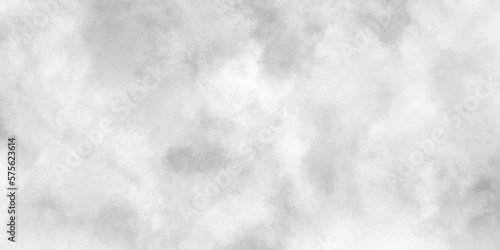 white clouds in the sky with grainy and grunge stains, Abstract grunge white or grey watercolor painting background, Concrete old and grainy wall white color grunge texture.