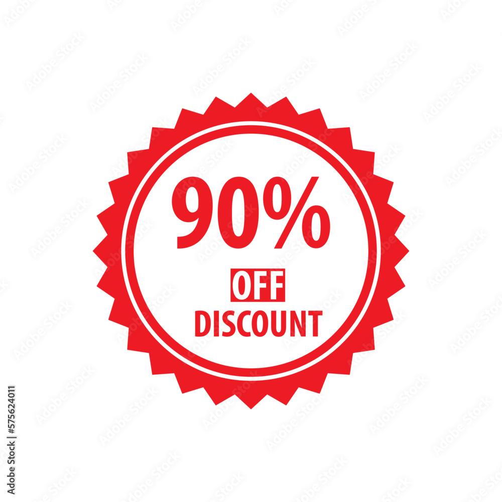 15% off discount stamp icon vector logo design template 15% off discount stamp icon vector logo design template