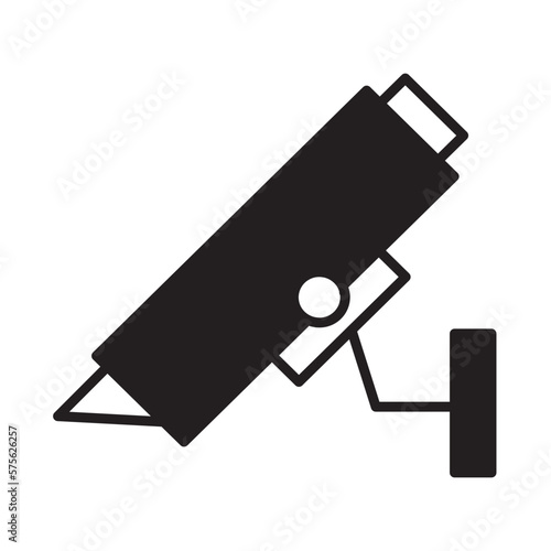 Solid Line CCTV design vector icon