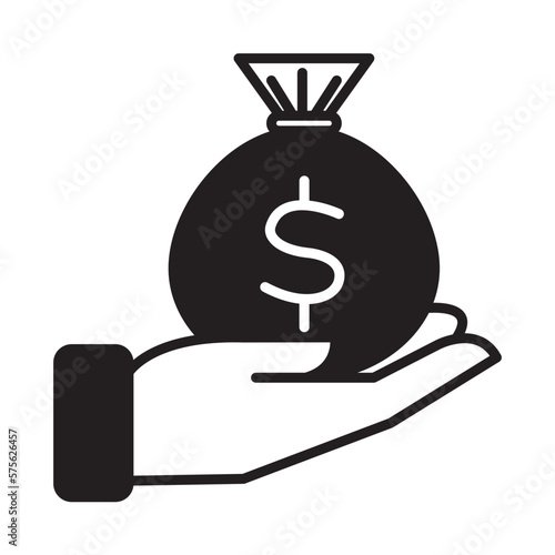 Solid Line INHERITANCE LAW design vector icon