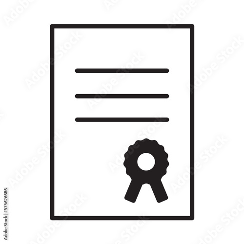 Solid Line POLICY design vector icon