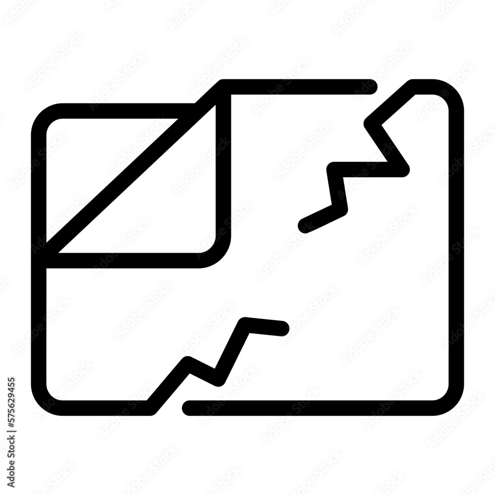 folder line icon folder line icon