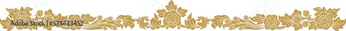 Gold lotus art and flower style asian art luxury buddhism temple element and background pattern png file for decoration