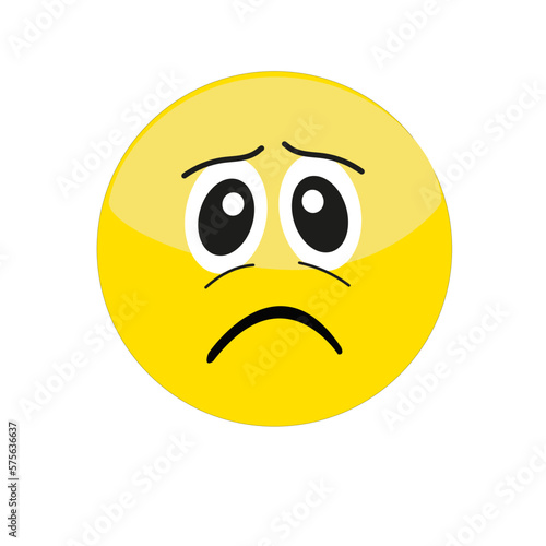 Expression de visage sur émoticône