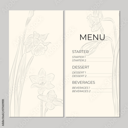 Trendy floral Easter templates. Good for poster, card, invitation, flyer, cover, banner, placard, brochure and other graphic design.