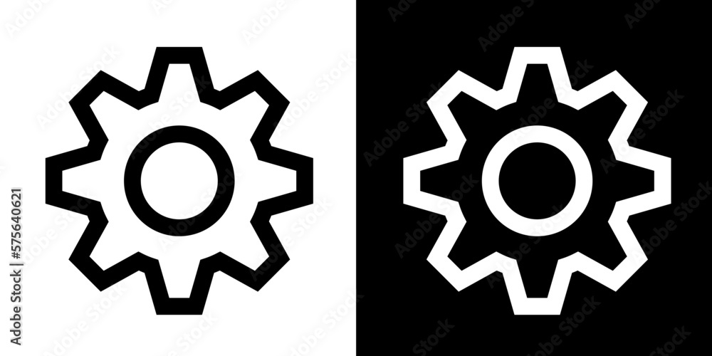Illustration Vector Graphi of tools setting,configuration preferences, options settings, gear cog icon