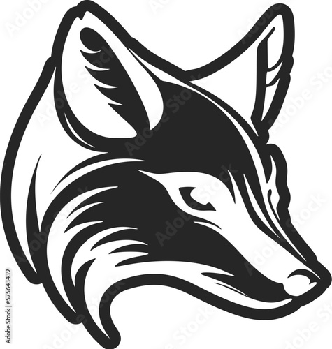 A sophisticated black and white fox logo vector to add style to your brand.