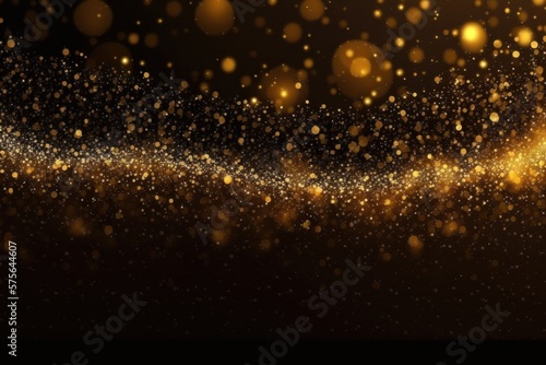 Beautiful Glittering Confetti Background, Generative AI
