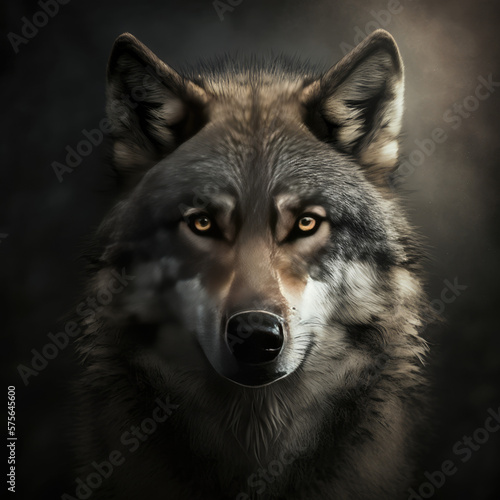 gray wolf canis lupus