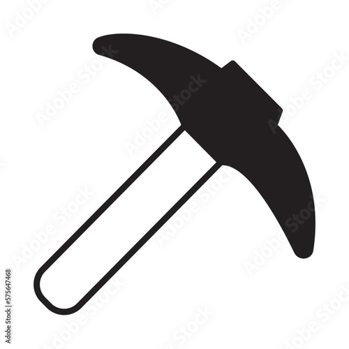 Solid Line MATTOCK design vector icon