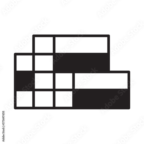 Solid Line TIMBER design vector icon