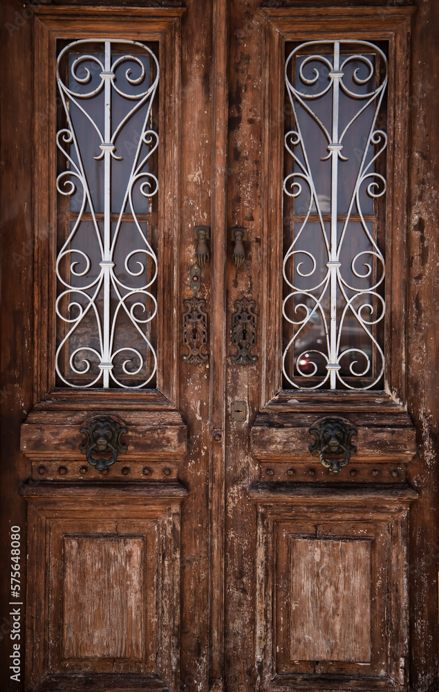 Details of classic portuguese door in Vila de san antonio Ria Formosa Details of classic portuguese door in Vila de san antonio Ria Formosa