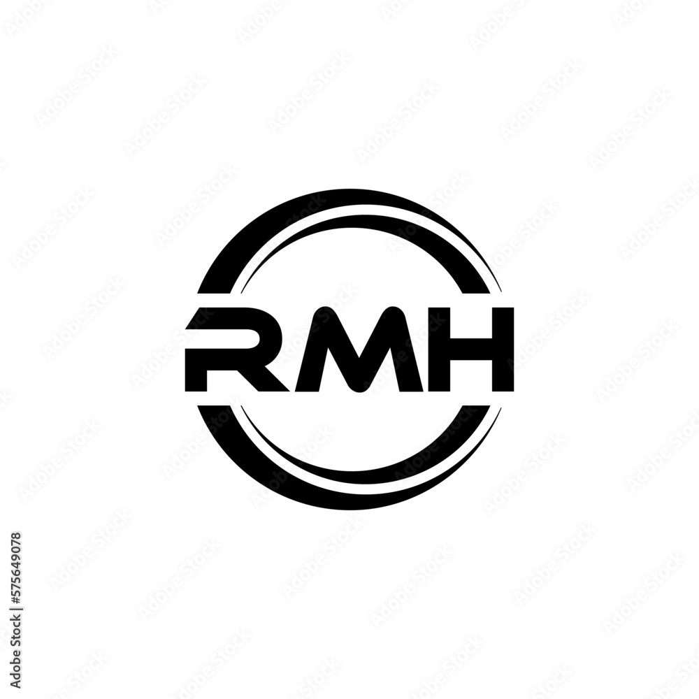 RMH letter logo design with white background in illustrator, vector logo modern alphabet font overlap style. calligraphy designs for logo, Poster, Invitation, etc. RMH letter logo design with white background in illustrator, vector logo modern alphabet font overlap style. calligraphy designs for logo, Poster, Invitation, etc.