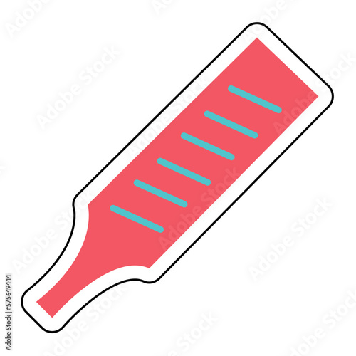 Sticker IRON FILE design vector icon