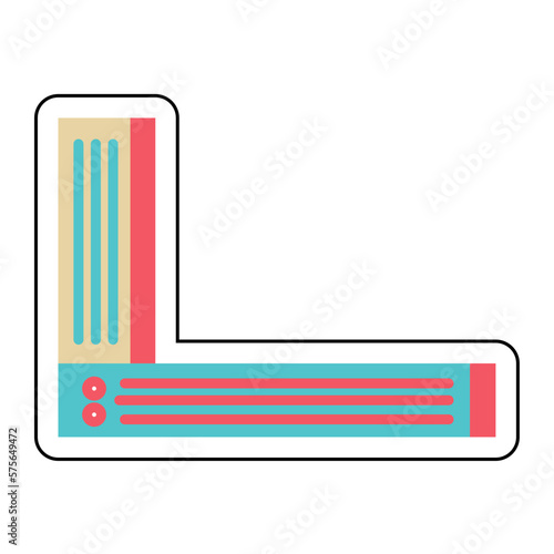 Sticker LINE design vector icon