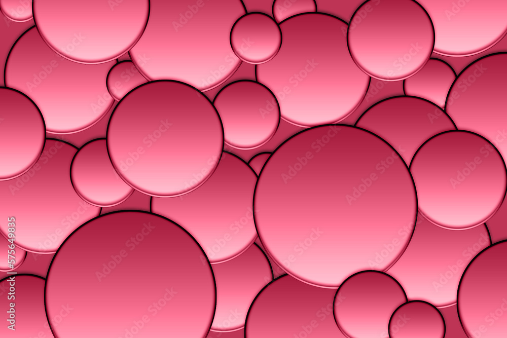 gradient circles background, magenta seamless pattern