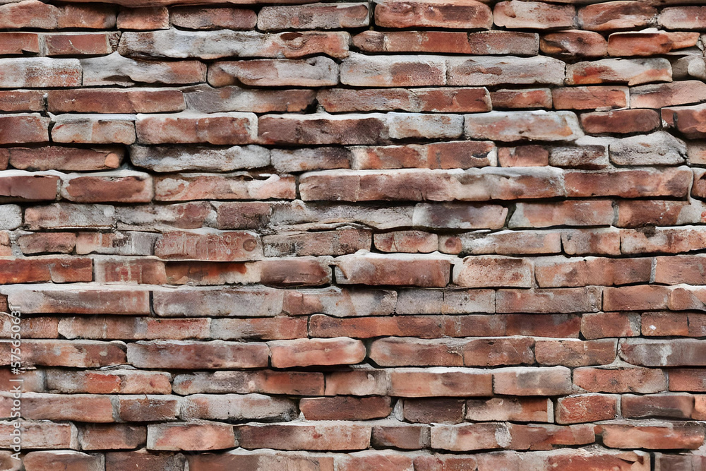 Obraz premium Room Decoration Ideas with Elegant Brick Wall Wallpaper create with Generative AI