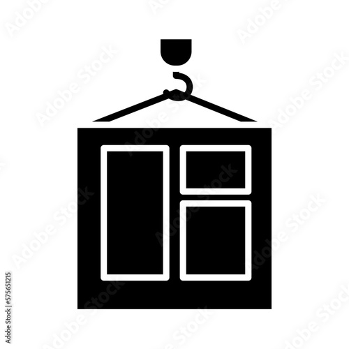 Solid PANEL design vector icon