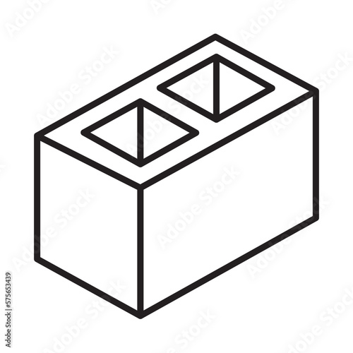 CONCRETE  BRICK design vector icon