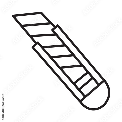 CUTTER BLADE design vector icon