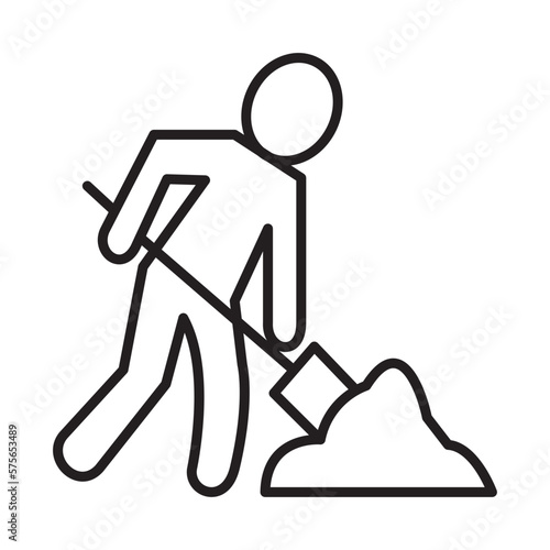 DIG design vector icon