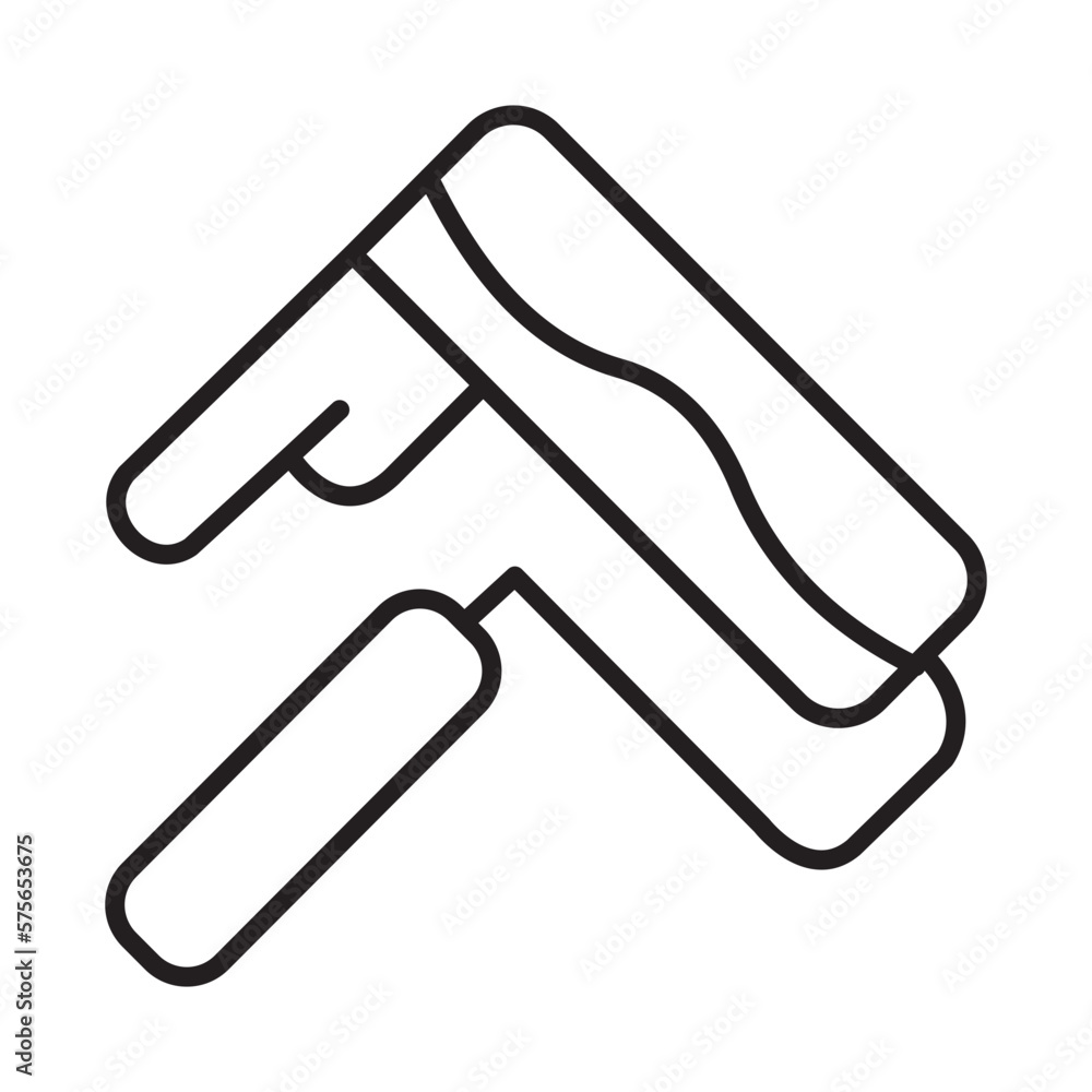 PAINT ROLLER design vector icon PAINT ROLLER design vector icon