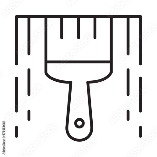 PAINT BRUSH design vector icon