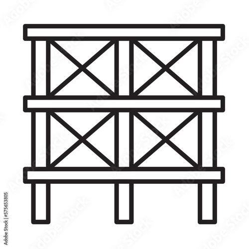 SCAFFOLDING design vector icon