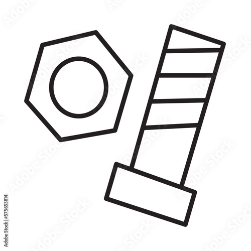 SCREW design vector icon