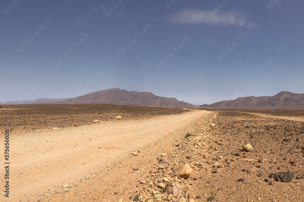 Morocco Rocky Desert Road