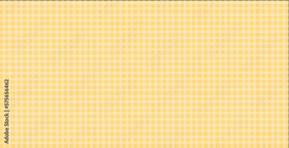 Yellow plaid background vector illustration. Stock Vector | Adobe Stock